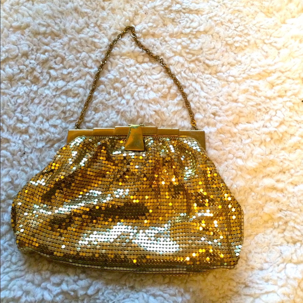 Vintage chain mesh bag